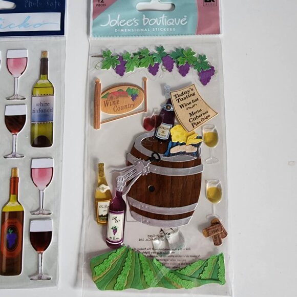 Scrapbooking Embellishments - Wine Themed NEW IN PACKAGE - Picture 3 of 4